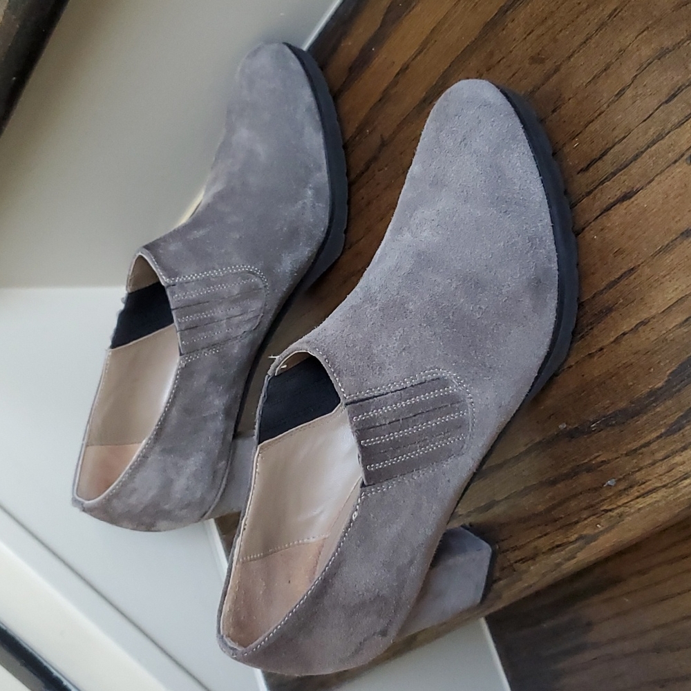 Taupe booties from Anyi Lu size 8